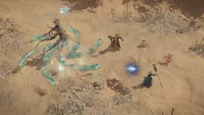 Official Diablo IV screenshot: a dark red Mephisto-themed scene