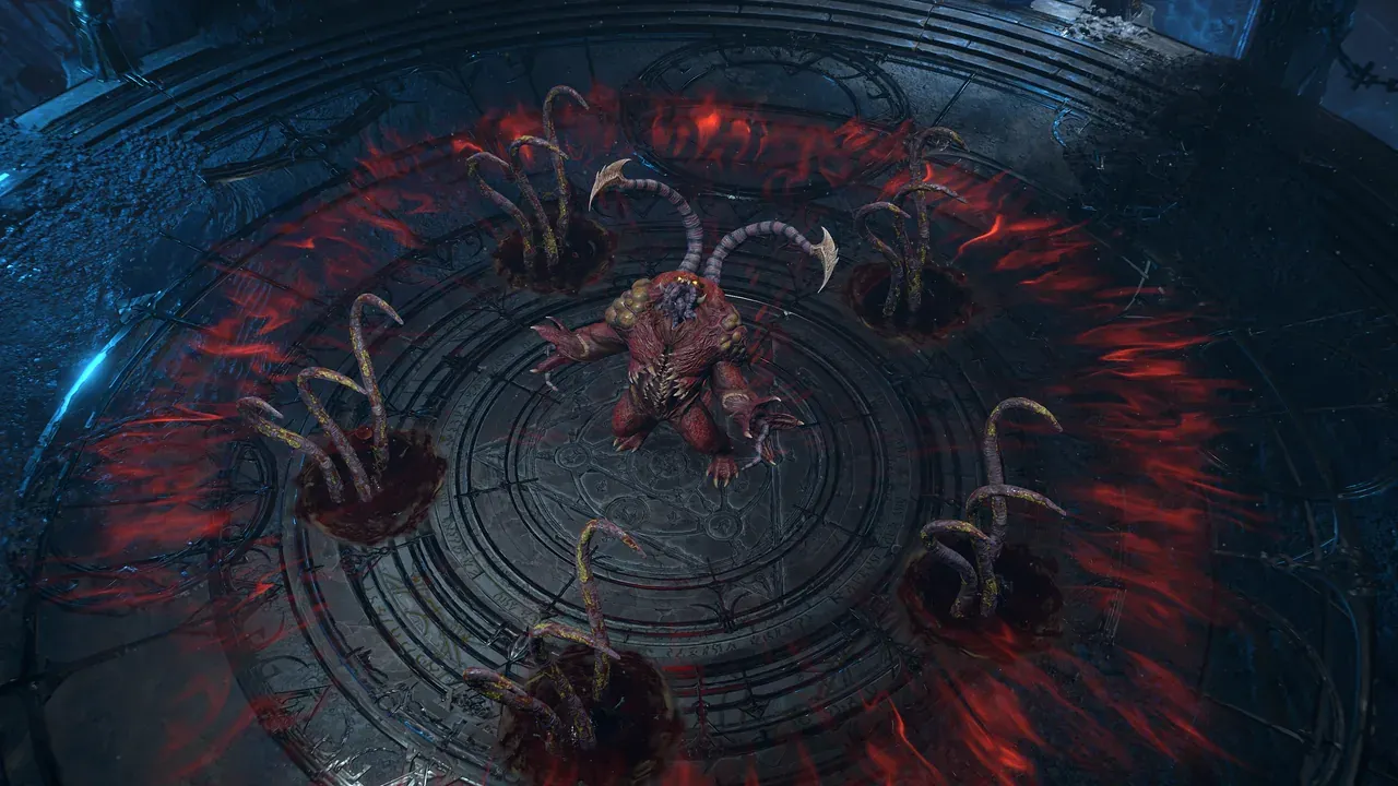 Official Season of Hell's Legacy screenshot: inside a Waking Nightmare dungeon